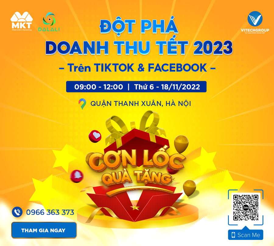 đột phá doanh thu tết 2023 trên tiktok và facebook