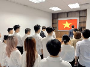 Văn hóa chào cờ đầu tuần