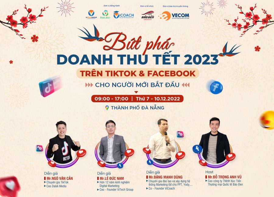 Bứt phá doanh thu Tết 2023 trên Tiktok & Facebook - cho người mới bắt đầu