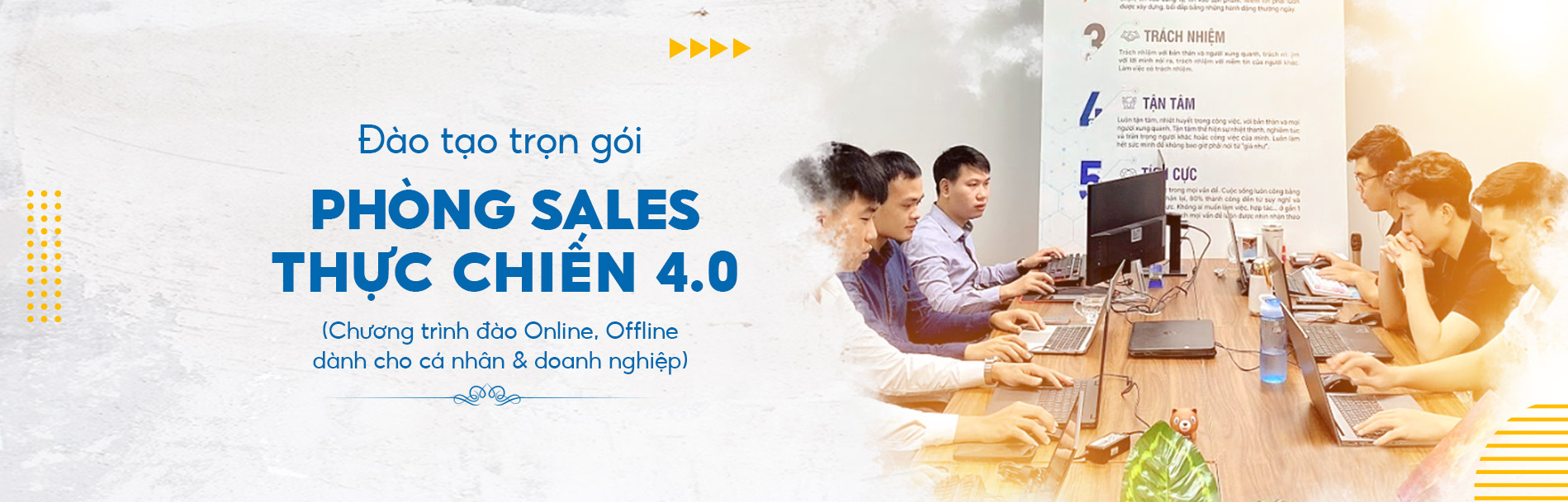 đào tạo trọn gói phòng sale
