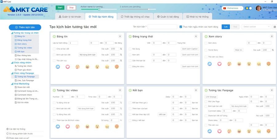 Phần mềm MKT Care