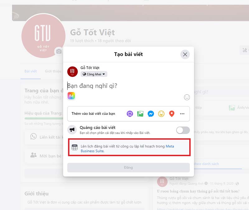 Cách hẹn giờ đăng bài lên Fanpage Facebook Cách hẹn giờ đăng bài lên Fanpage Facebook
