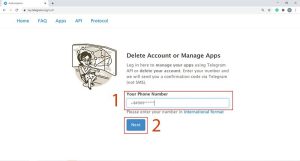 Hướng dẫn xóa tài khoản Telegram trên máy tính 1