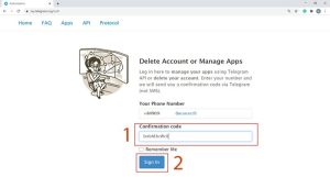 Hướng dẫn xóa tài khoản Telegram trên máy tính 3