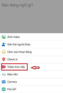 Cách live stream trực tiếp trên ứng dụng Facebook 