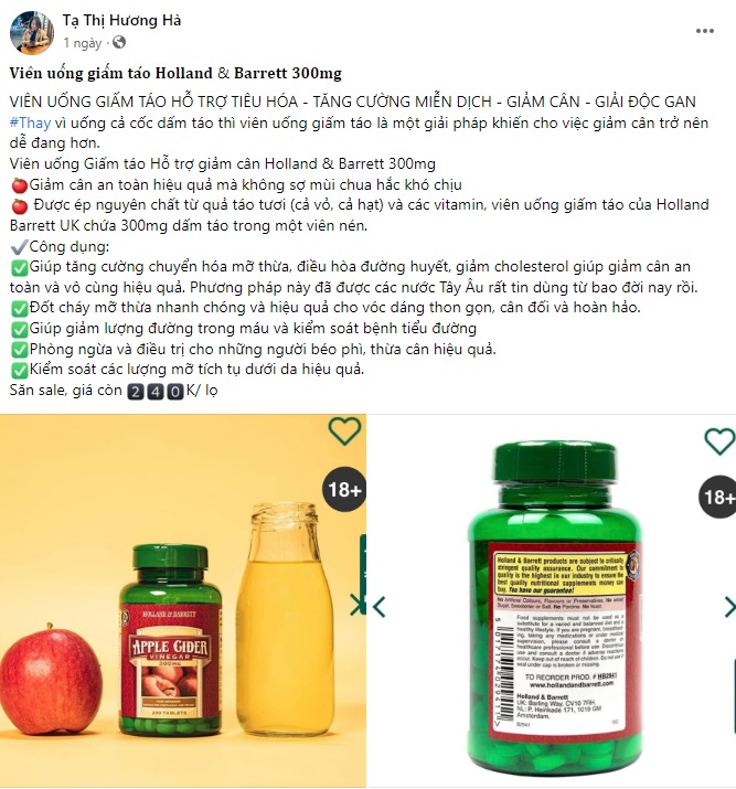 Content giảm cân hay trên Facebook