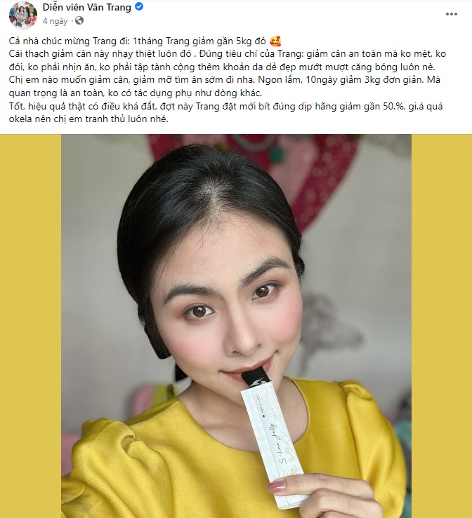 Mẫu bài viết chia sẻ phương pháp giảm cân