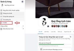 cách đổi tên Fanpage Facebook trên máy tính