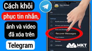 Khôi phục tin nhắn đã xóa trên Telegram