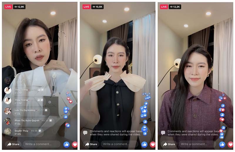 Livestream trên Tiktok 