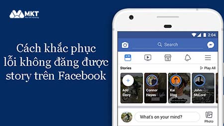 Lỗi không đăng được story trên Facebook