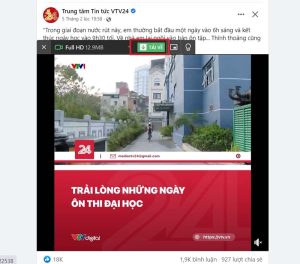 Tải video Facebook về máy tính bằng trình duyệt Cốc Cốc