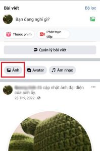 cách tạo album trên Facebook bằng điện thoại