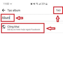 cách tạo album trên Facebook bằng điện thoại 2