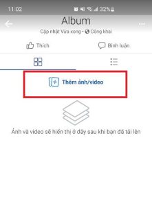 cách tạo album trên Facebook bằng điện thoại 3