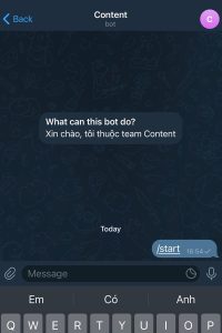 tạo dòng mô tả cho Bot trên Telegram 8