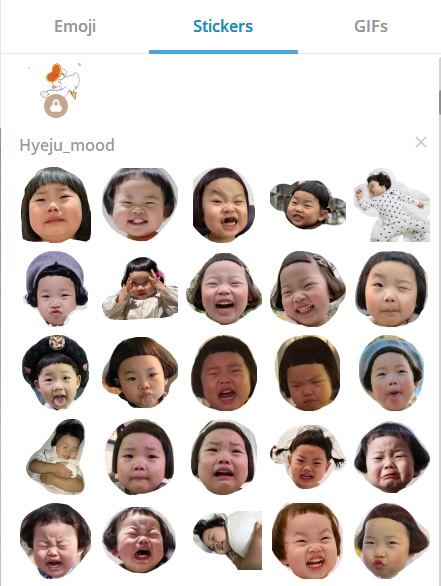 Kho tàng sticker trên Telegram đa dạng