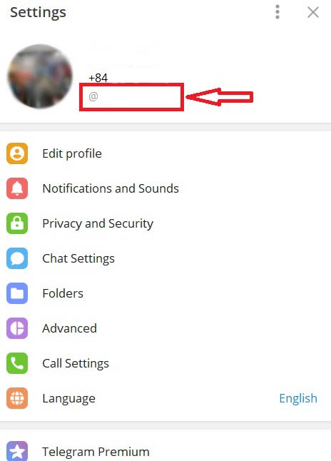 Cách lấy link Telegram