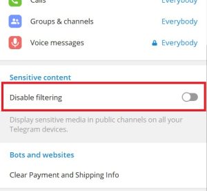 Cách mở group Telegram bị chặn 2
