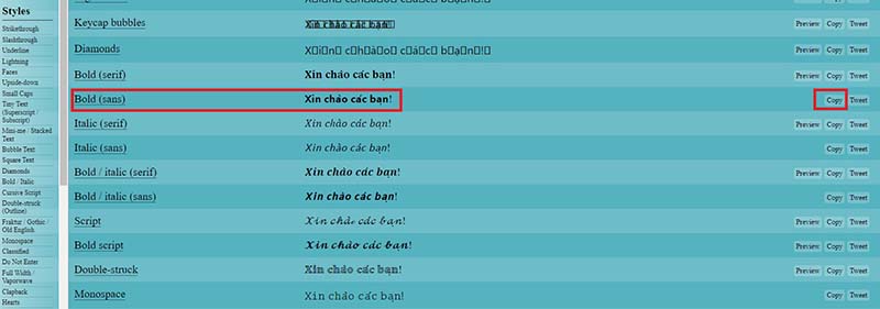 Cách viết chữ in đậm trên Facebook 1