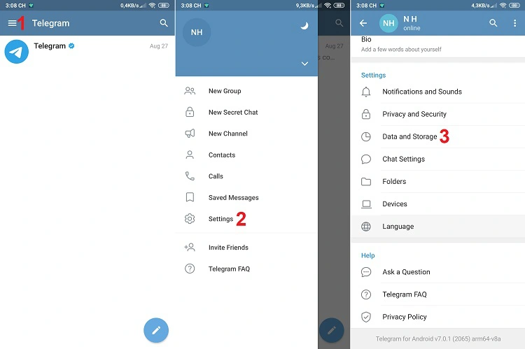 Xóa Cache đã lưu 