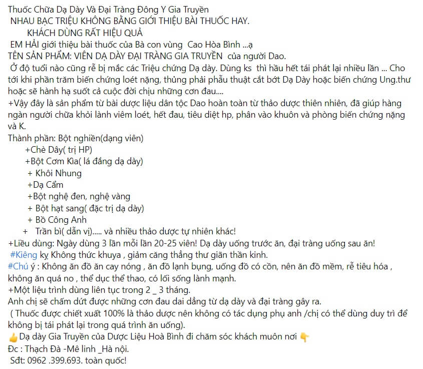 Mẫu content dược phẩm số 12