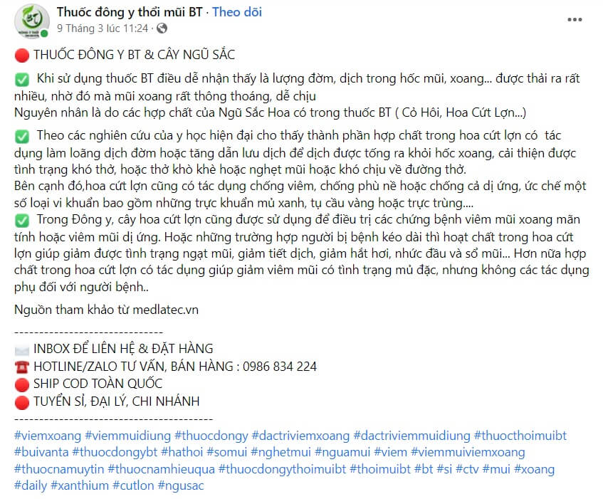 Mẫu content dược phẩm số 13