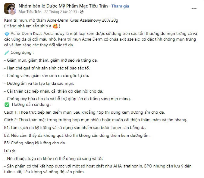 Mẫu content dược phẩm số 3