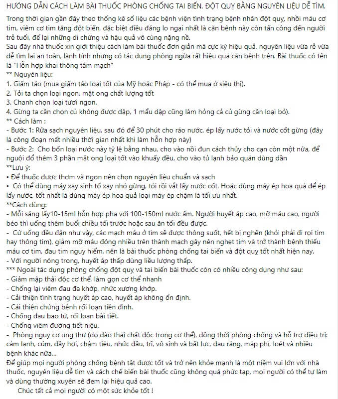 Mẫu content dược phẩm số 10