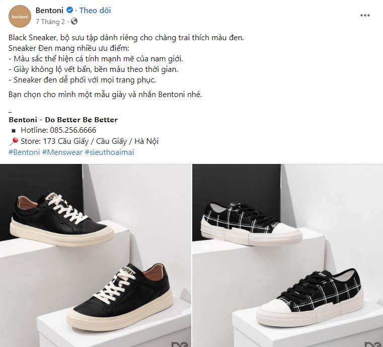 Stt bán giày sneaker