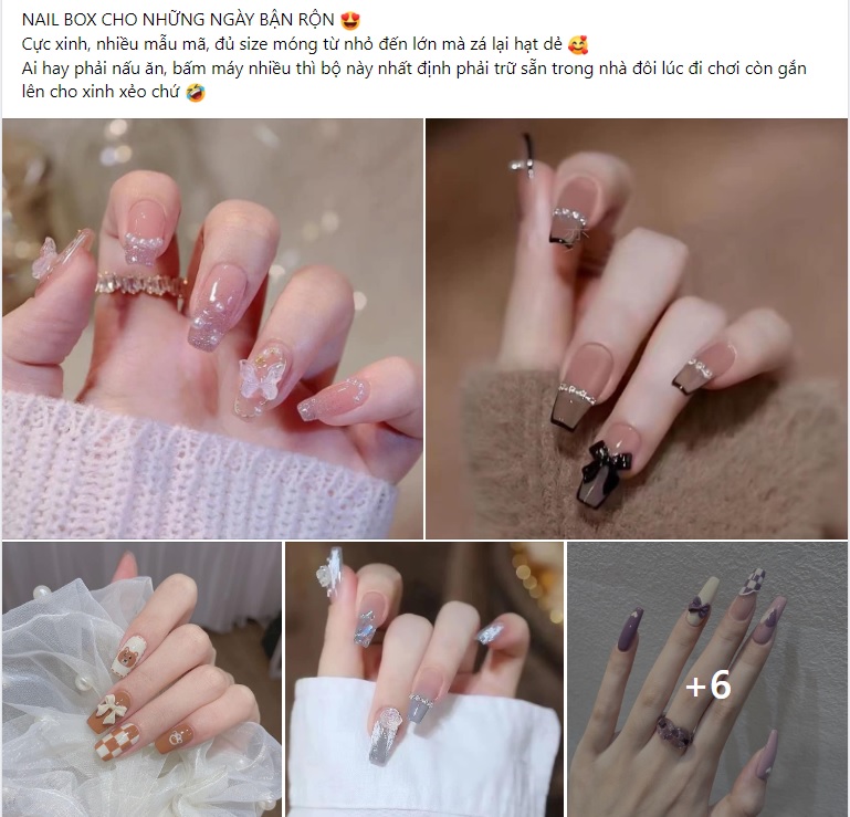 Bài viết quảng cáo Nail box