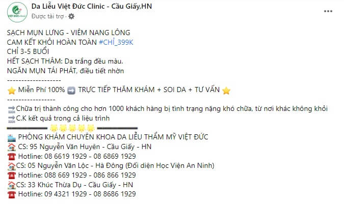 Mẫu content hay về spa 2