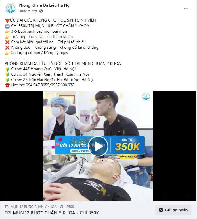 Mẫu content hay về spa 5