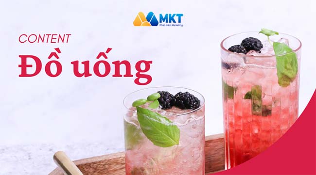 mẫu content đồ uống