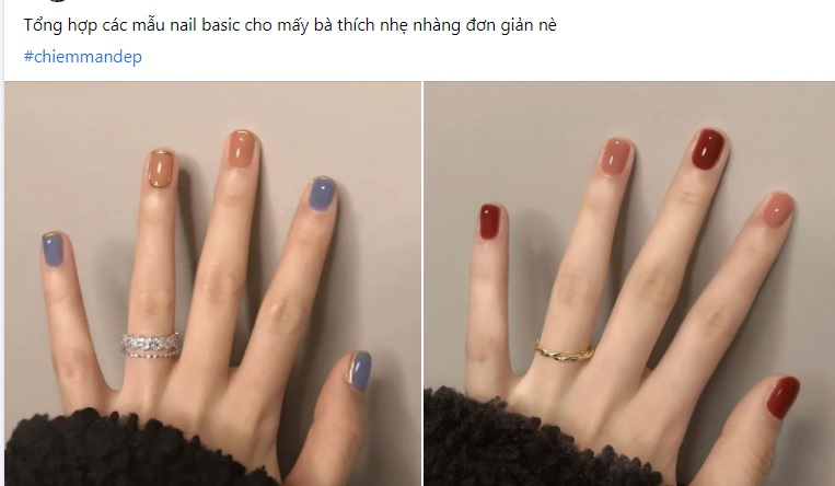 Mẫu stt quảng cáo nail 5