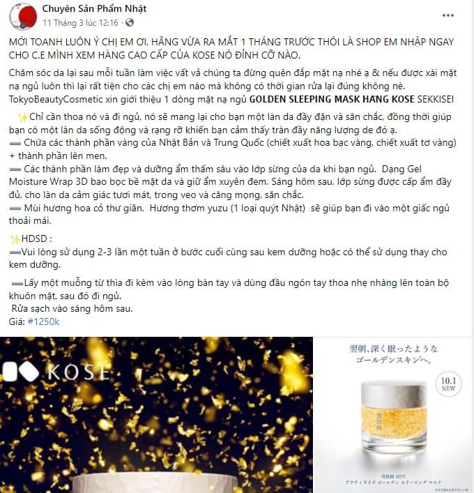 Mẫu content ra mắt sản phẩm mới 4