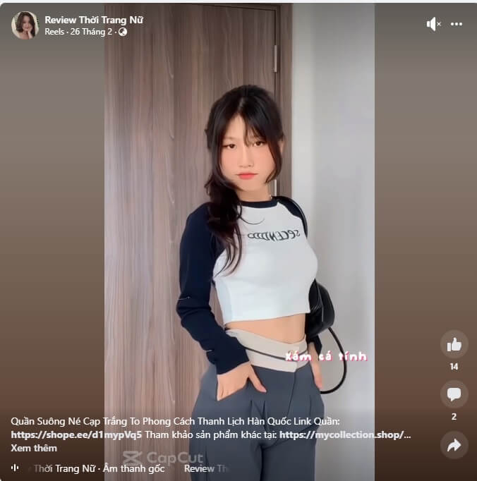Mẫu content review sản phẩm ngành thời trang 3