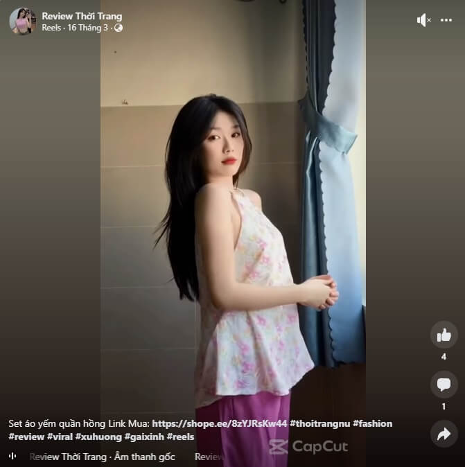 Mẫu content review sản phẩm ngành thời trang 4