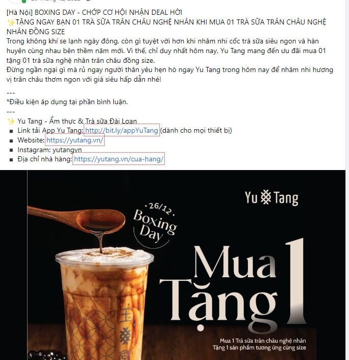 Mẫu quảng cáo trà sữa số 7