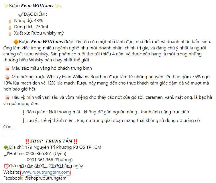 Mẫu bài viết quảng cáo rượu Whisky 2