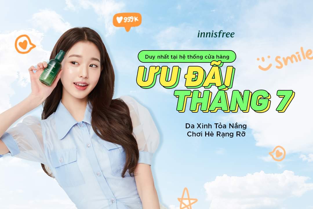Quảng cáo của Innisfree