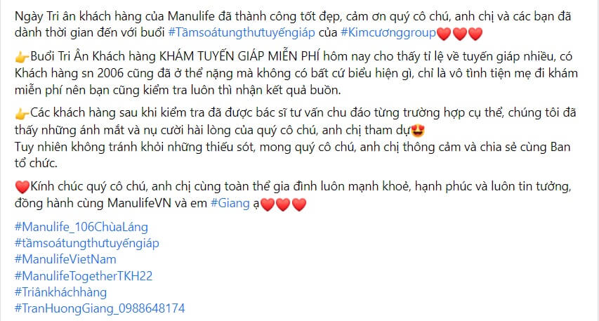 Mẫu content tri ân khách hàng số 6