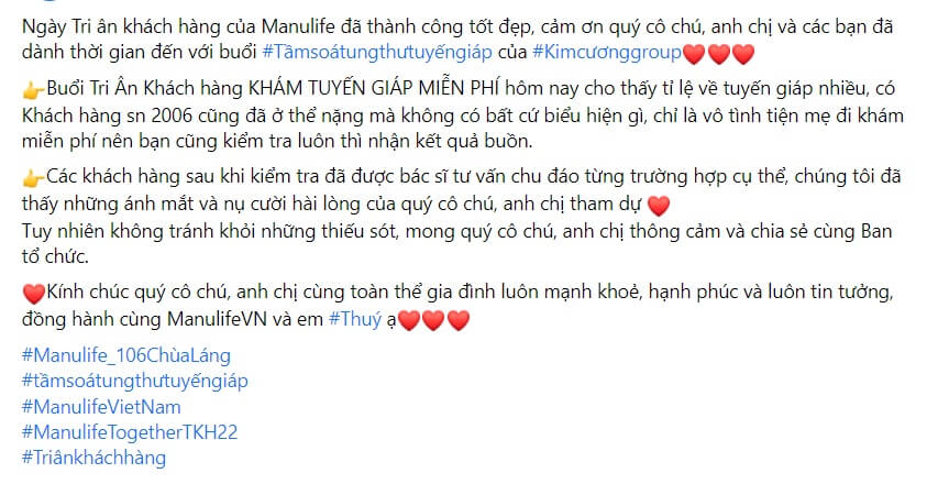 Mẫu content tri ân khách hàng số 7