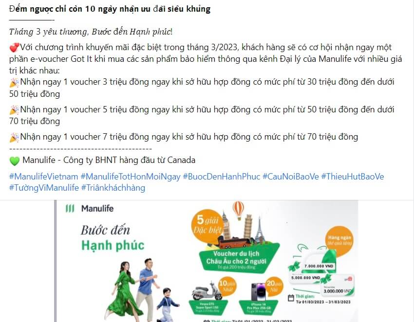 Mẫu content tri ân khách hàng số 9