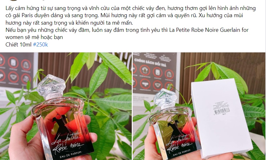Mẫu content feedback khách hàng về nước hoa 3