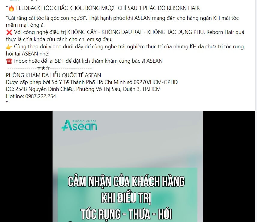 Mẫu content feedback khách hàng về tóc 4