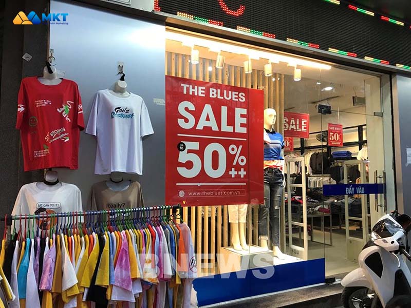 Mâu content khai trương shop thời trang