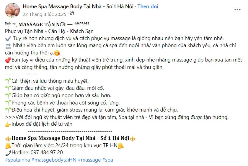 Những bài viết hay về massage body 1