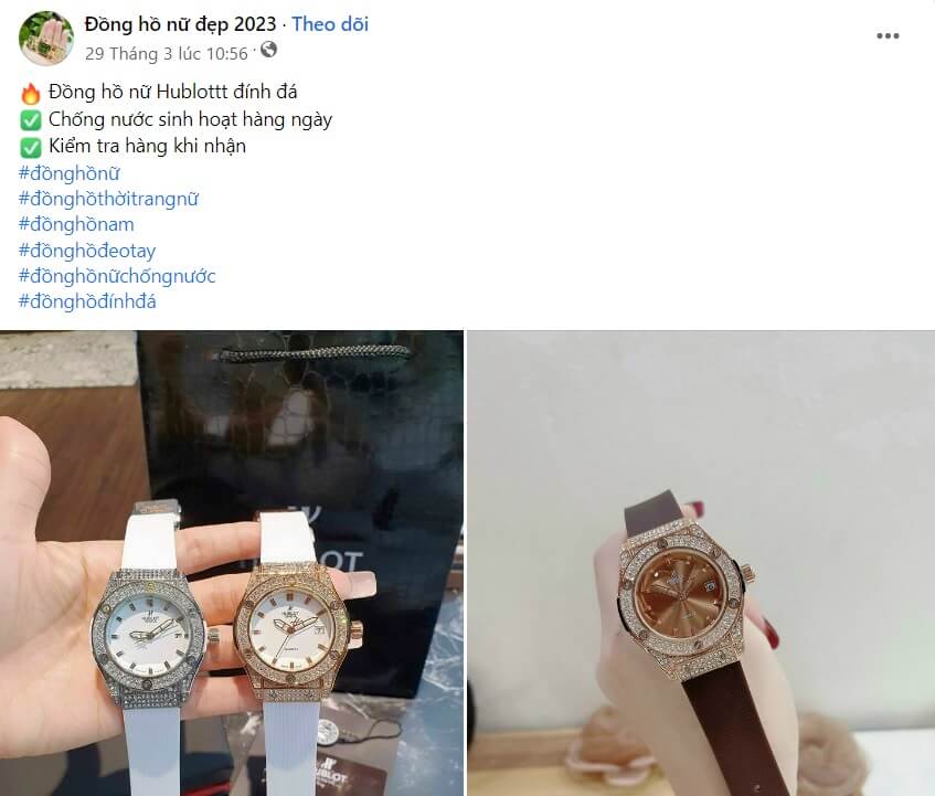 những bài viết quảng cáo đồng hồ hay