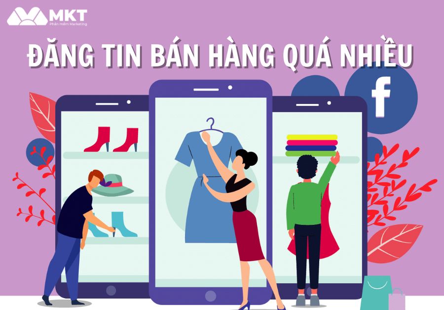 Đăng tin bán hàng quá nhiều